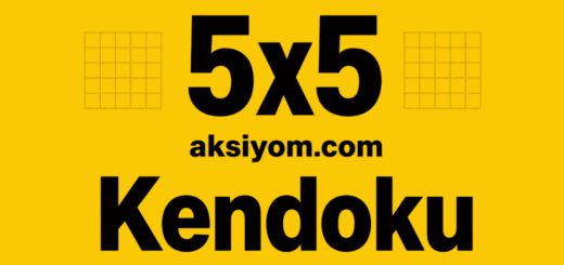 5×5 Kendoku PDF indir – kolay, orta ve zor